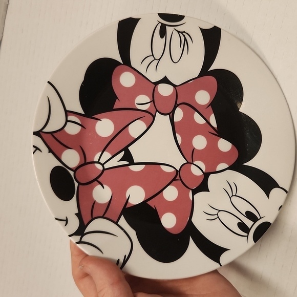 Minny Mouse plate cookie ceramic dishwashers and microwave safe - Picture 2 of 5